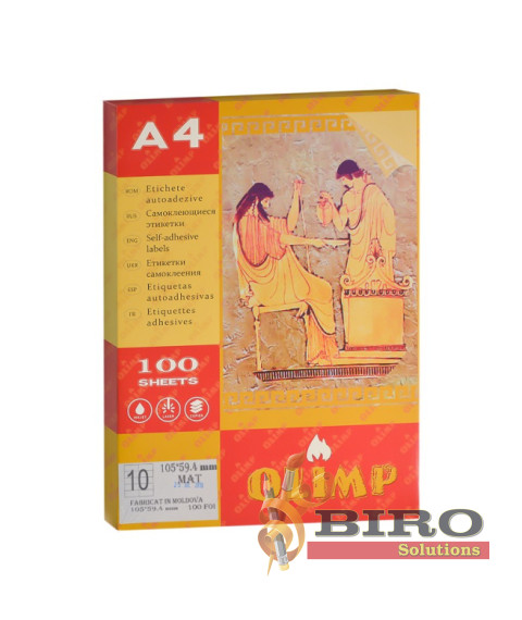 Etichete autoadezive A4, 100 foi, 10 buc, 105*59,4 mm